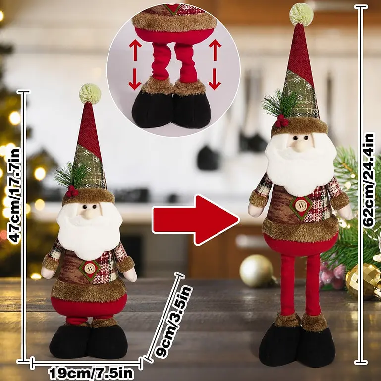 Télapó kihúzható lábakkal - next