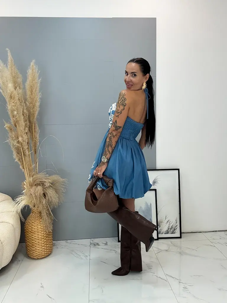 Hímzett ballonruha VANDA - next