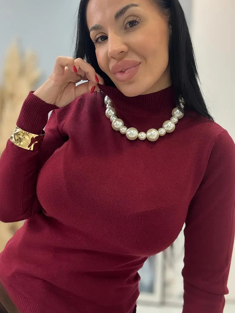 Garbós basic pulóver JORENA