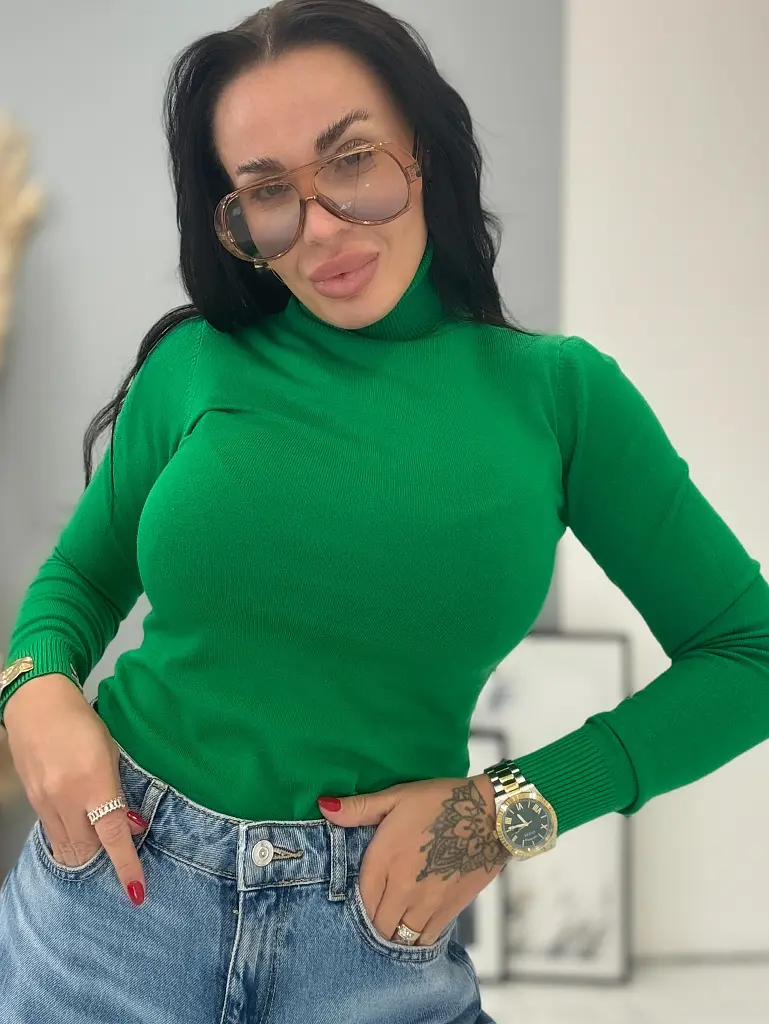 Garbós basic pulóver JASNIRA