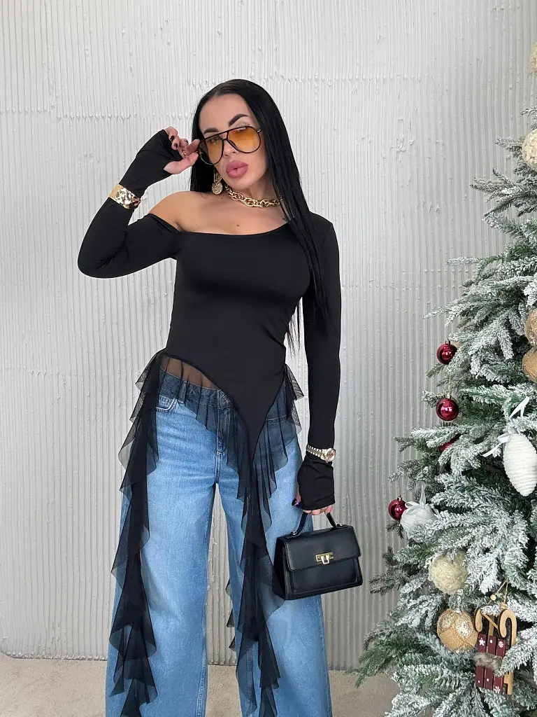 Aszimmetrikus blúz  SOFINA