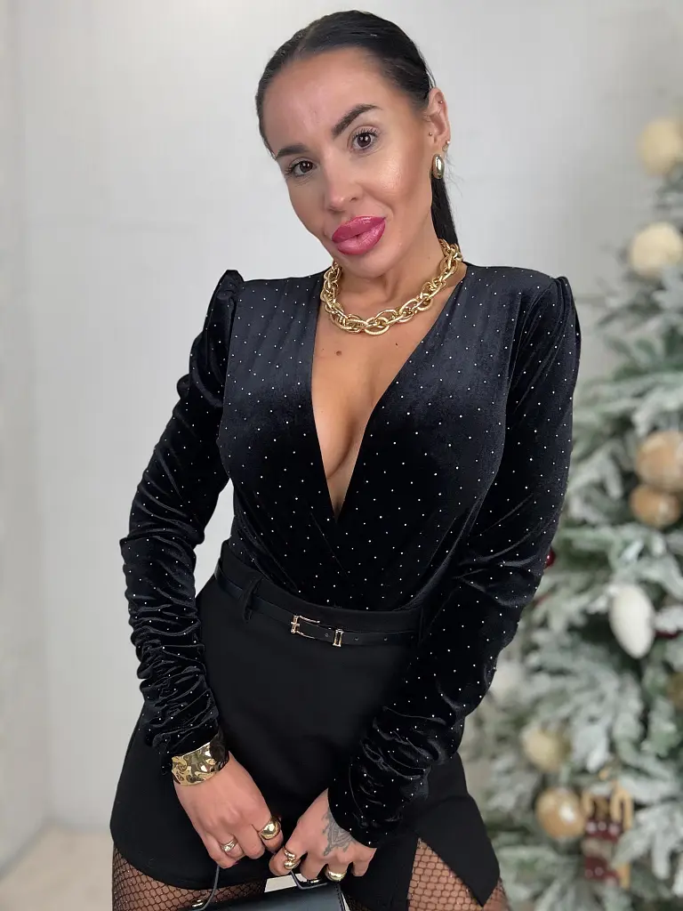 Szoknyanadrág övvel ANELISE