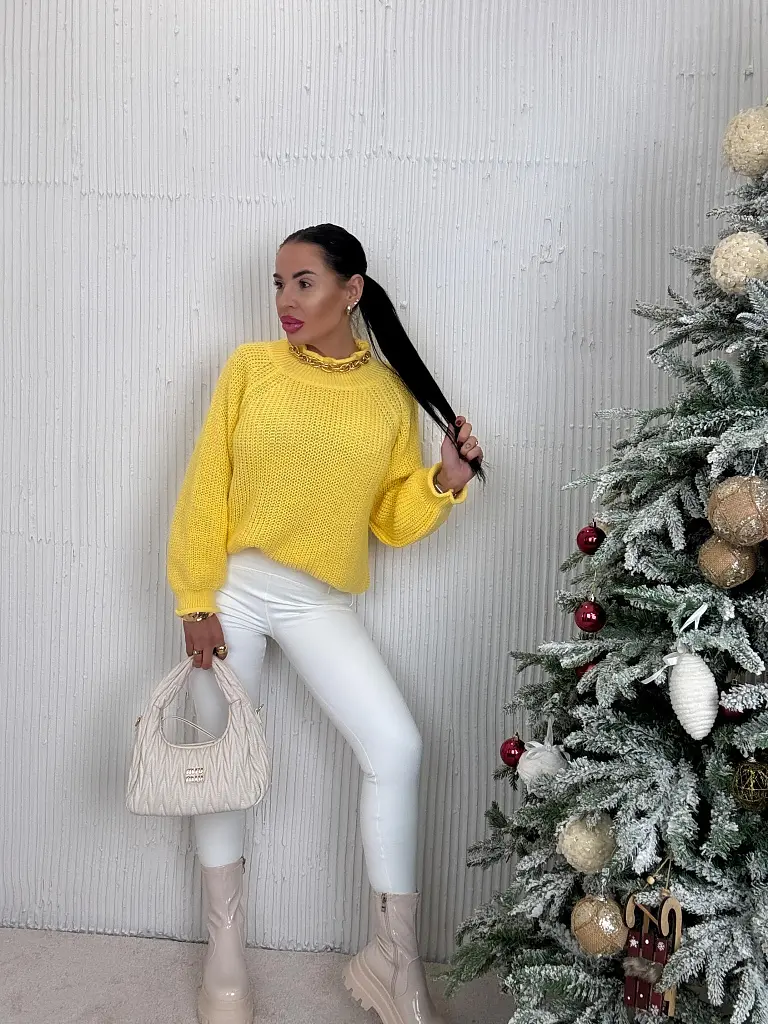 Műbőr leggings magas derékkal