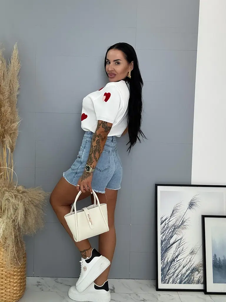 Elöl gombos farmer skort NANNY - next