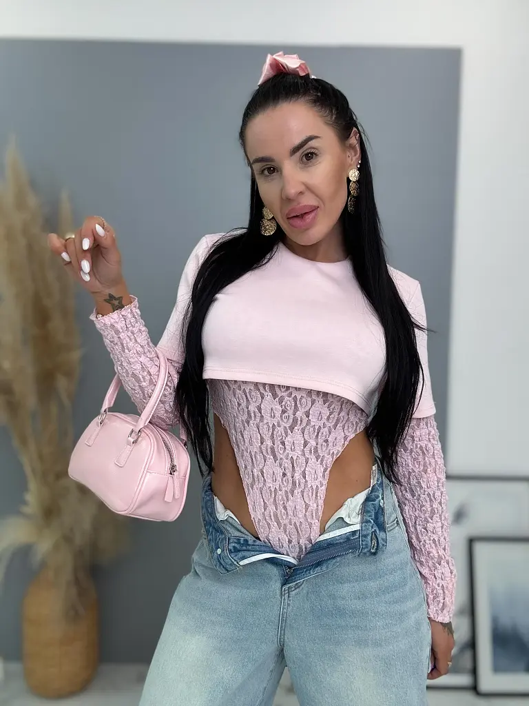 Női csipkés body trikóval MARQETA