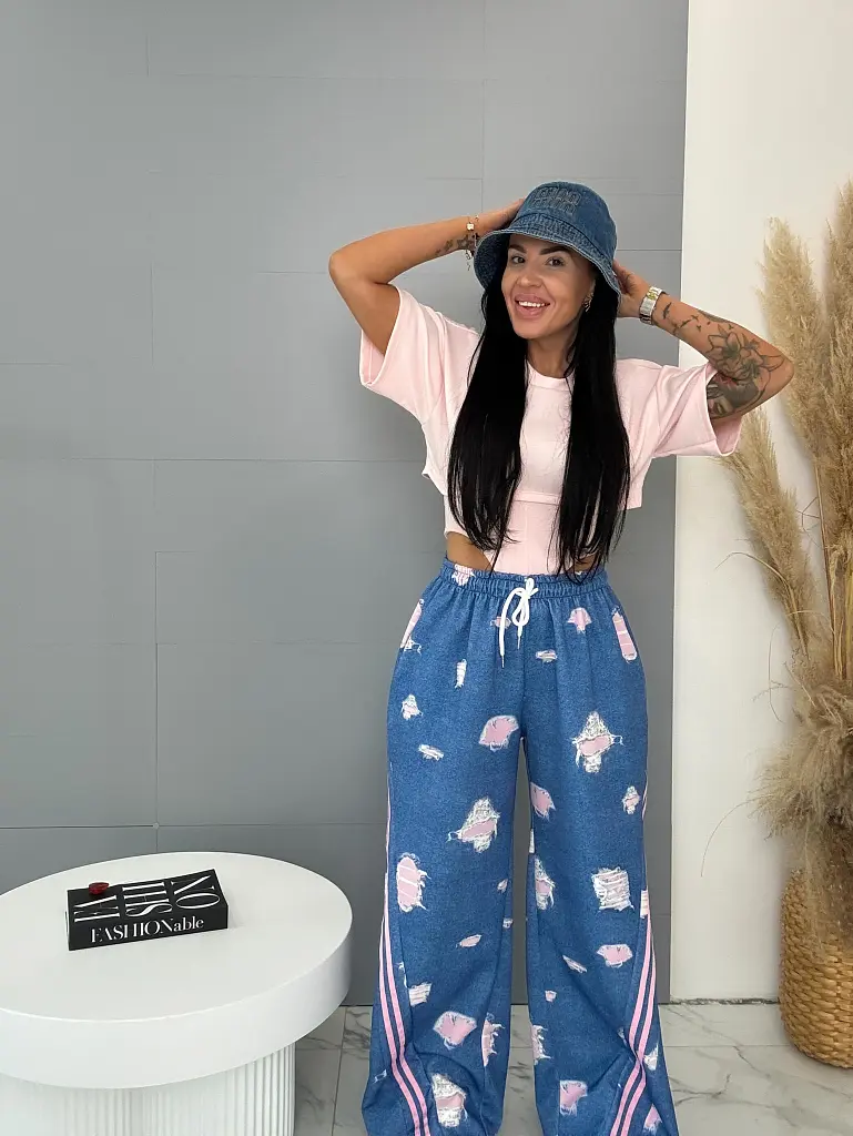 Palazzo  gumis derekú nadrág ZUNA