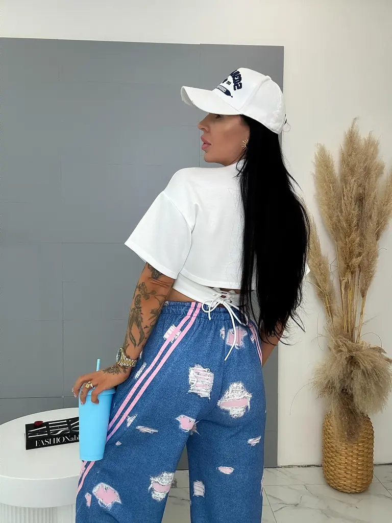 Palazzo  gumis derekú nadrág ZUNA - next