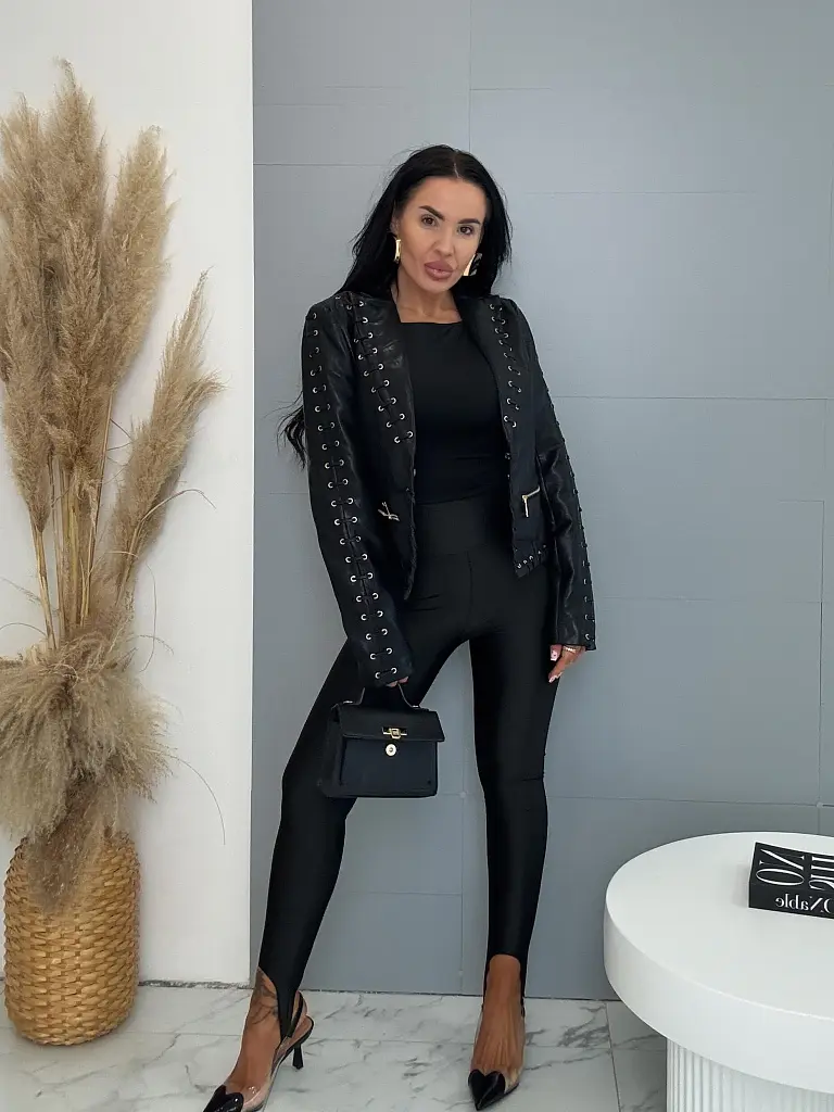 Extravagáns műbőr kabát TRENDY - next