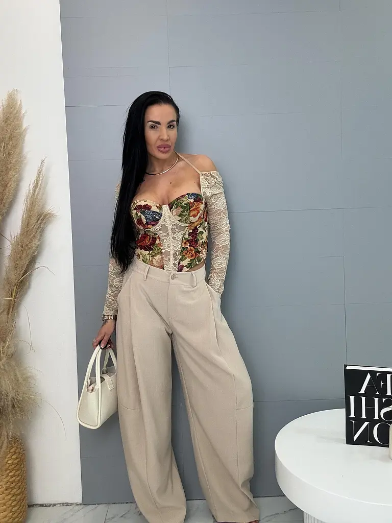 Ballon gumis derekú nadrág CARLA