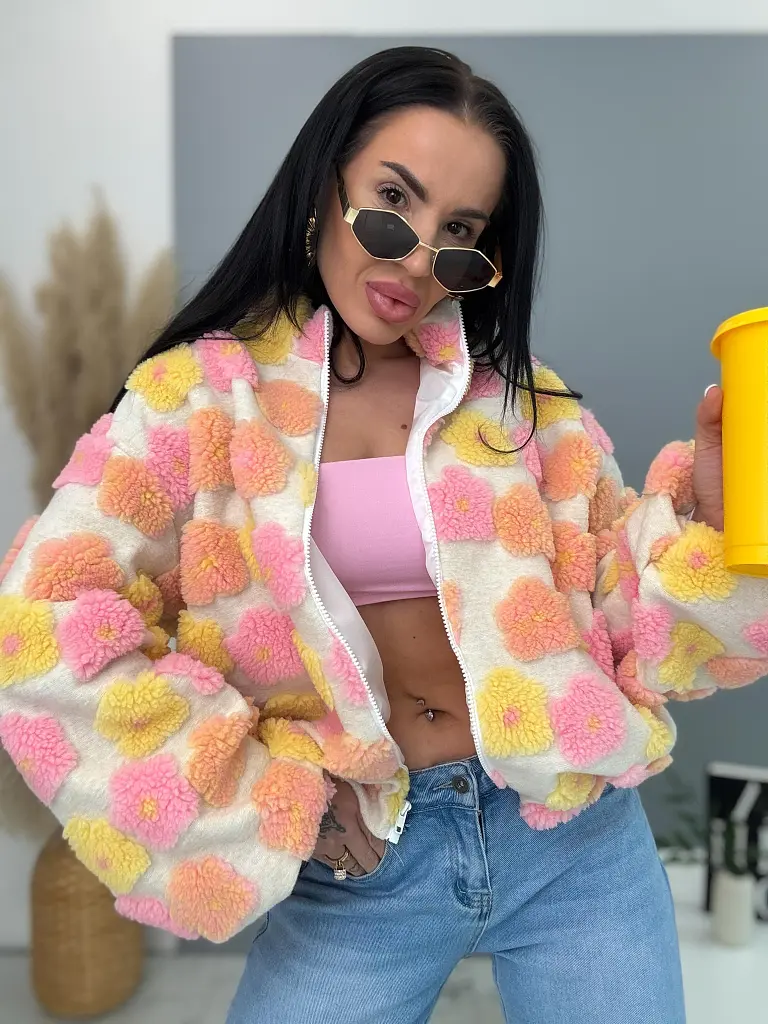 Virágmintás bomber kabát FLORA - next