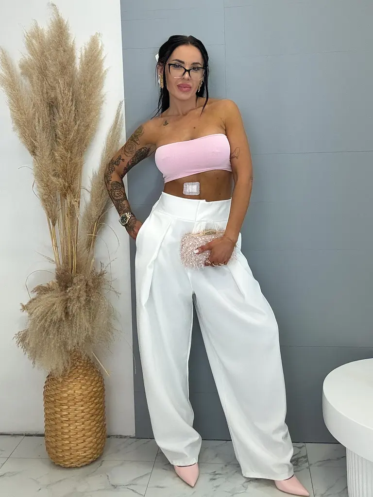 Ballon szabású nadrág gumis derékkal RIA - next