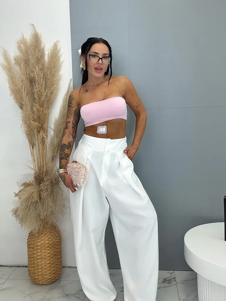 Ballon szabású nadrág gumis derékkal RIA