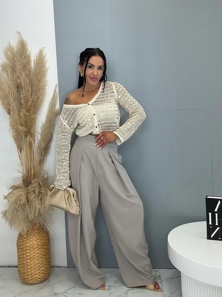 Ballon szabású nadrág gumis derékkal RIA